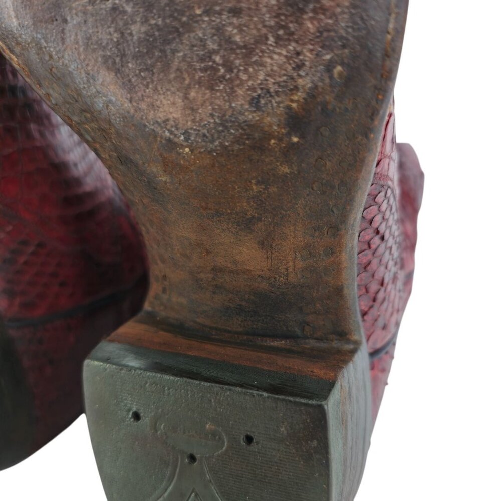 Lucchese San Antonio Full Burmese Python Mens 11.… - image 13